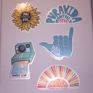 Pura Vida stickers